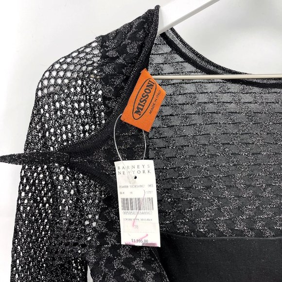 Missoni Metallic Mesh Open Back Slinky Maxi Dress - Picture 9 of 12